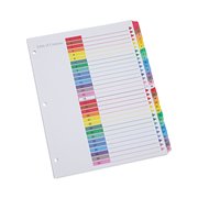 Universal One Numerical Index Tab 8-1/2 x 11", 1-31, Multicolor UNV24814